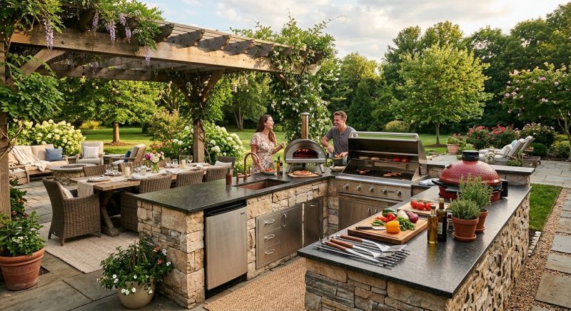 Outdoor Kitchen Construction in North Charleston, SC