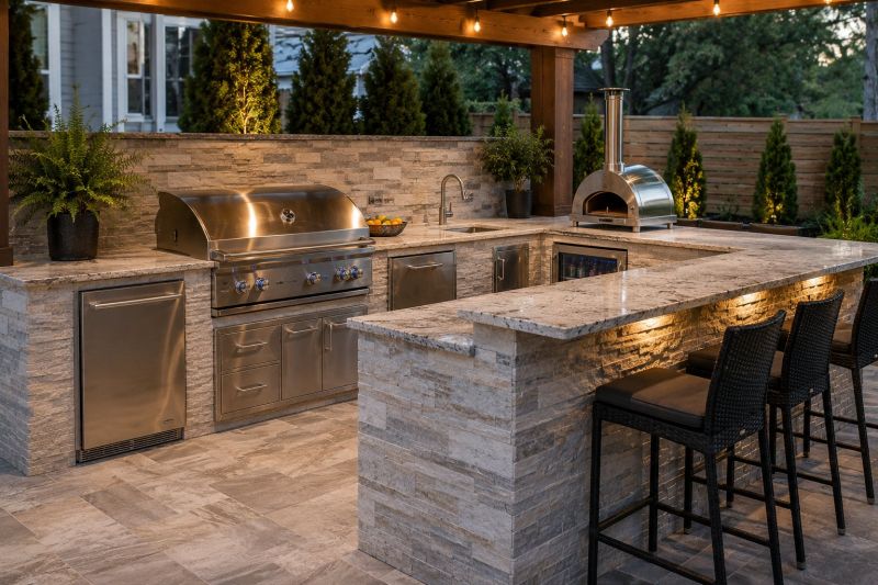 Outdoor Kitchen Installation in Conroe, TX